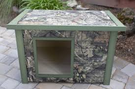 Camo Insulated Dog House 4x6