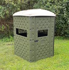 Green Steel Ground Blind 4x4